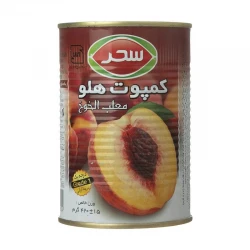 سحر کمپوت هلو 420 گرم قوطی ایزی اوپن
