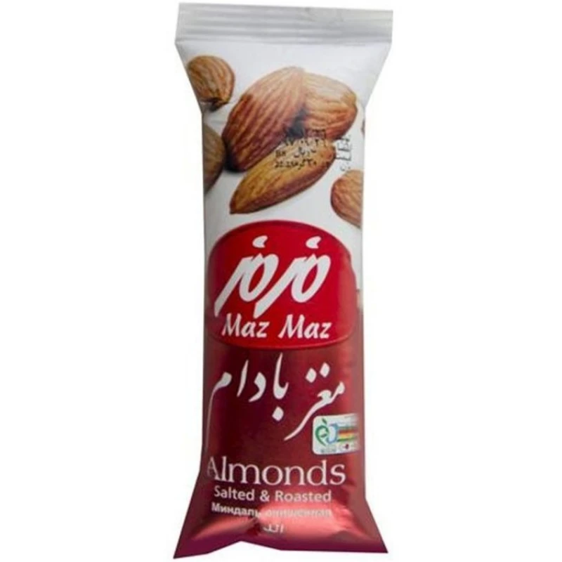 بادام درختی متوسط 40گ مزمز