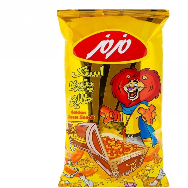 اسنک طلایی پنیری بزرگ 85گ مزپف