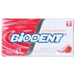 آدامس مینی استیک بدون شکر با طعم توت فرنگی بایودنت