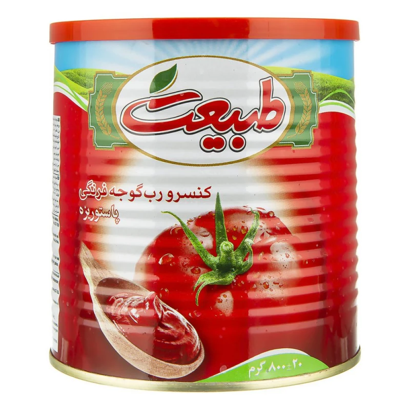 رب گوجه فرنگی 800 گرمی آسان بازشو طبیعت