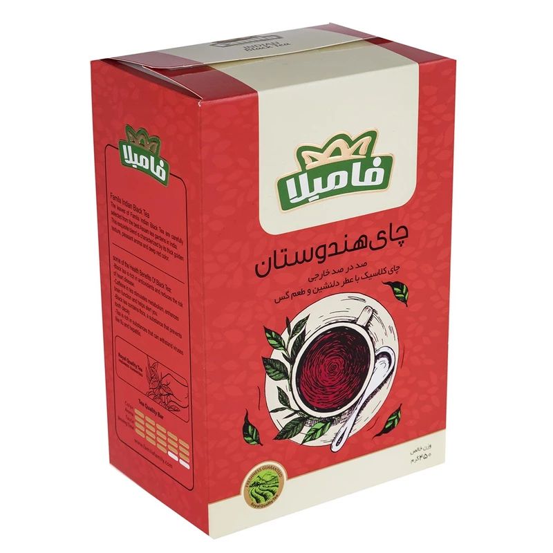فامیلا چای هندوستان (کلکته) معطر بسته ای شکسته  450 گ