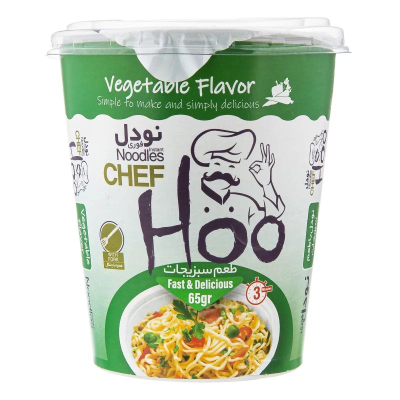 شف هو نودل کاپ سبزیجات 65 گرم