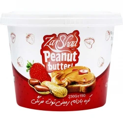 کره بادام زمینی توت فرنگی زرشاد230g