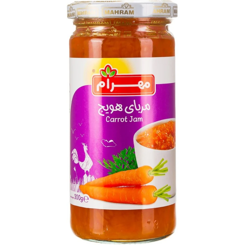 مربای هویج 300گ مهرام