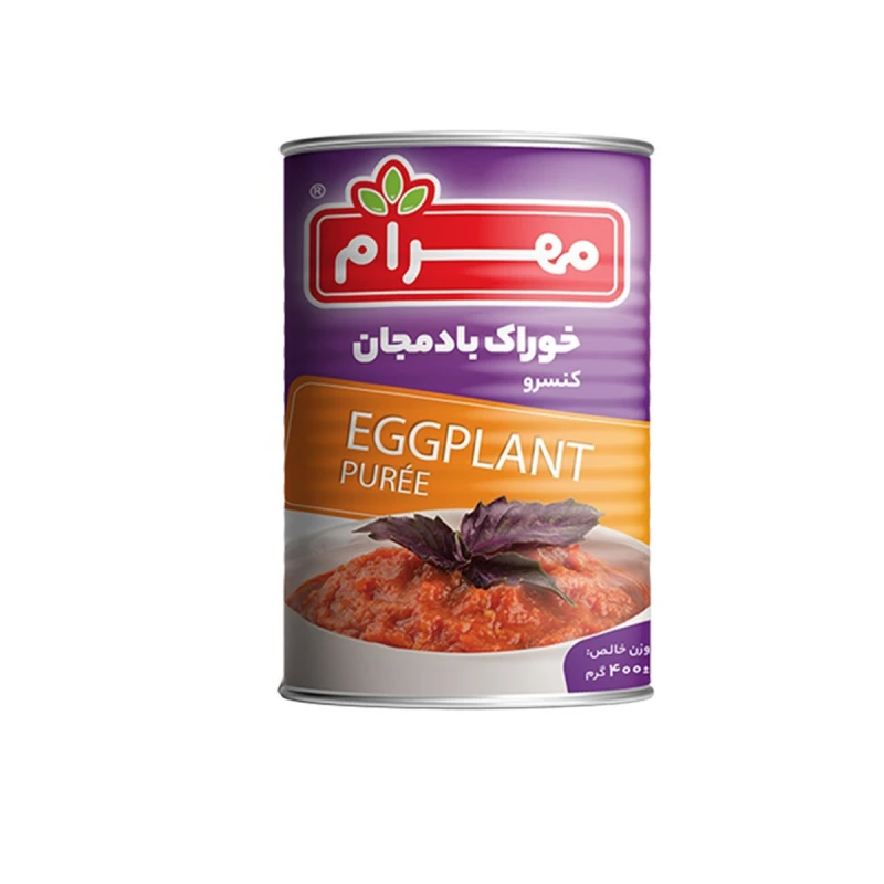 کنسرو خوارک بادمجان مهرام 400گ