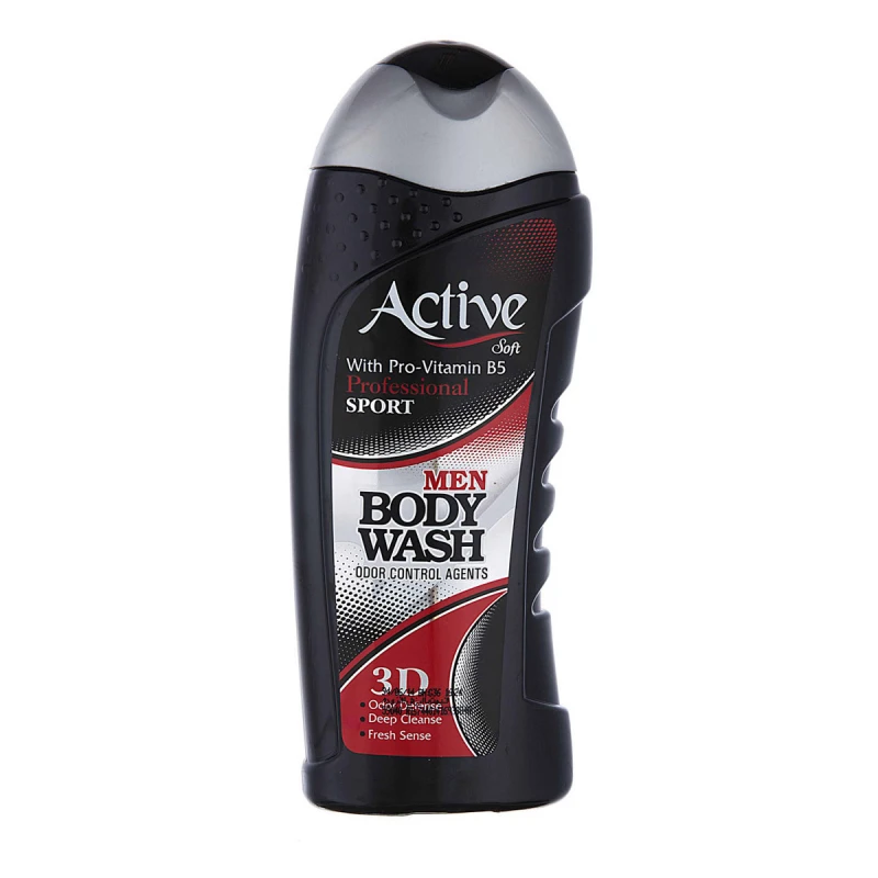شامپو بدن 3D اسپرت آقایان مشکی اکتیو