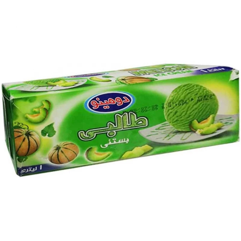 دومینو بستنی 1لیتر شکلاتی، وانیل، طالبی