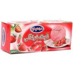 دومینو بستنی 1 لیتری توت فرنگی