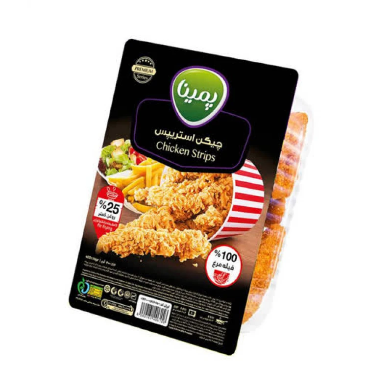 پمینا چیکن استریپس 400گ کاله