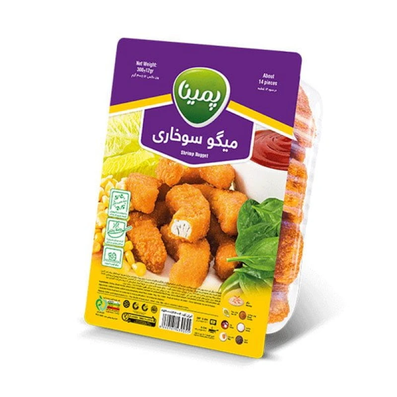 پمینا میگو سوخاری 400گ