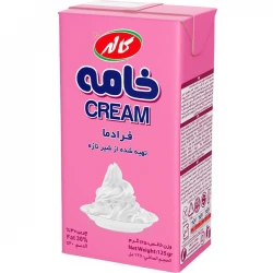 کاله خامه فرادما پاکتی صورتی 200گ