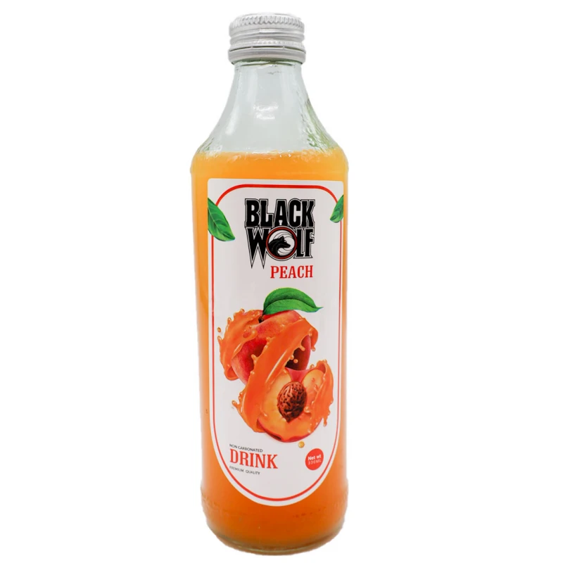 بلک ولف نوشیدنی هلو 330میل شیشه