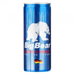 بیگ بیر نوشابه انرژی زا قوطی 250میل