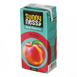 سانی نس آبمیوه هلو 200میل پاکتی