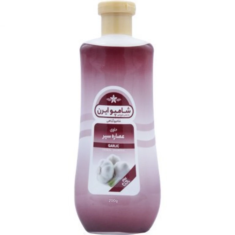 ایرن شامپو گیاهی سیر 200گ