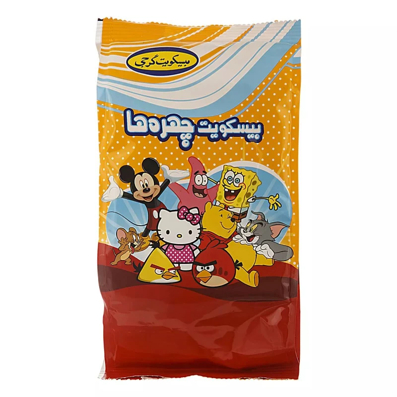 گرجی بیسکویت چهره ها 80گ