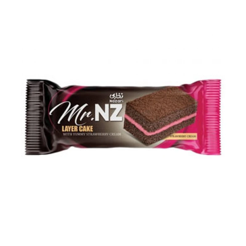 نظری کیک اسفنجی لایه توت فرنگی MR.NZ 1151