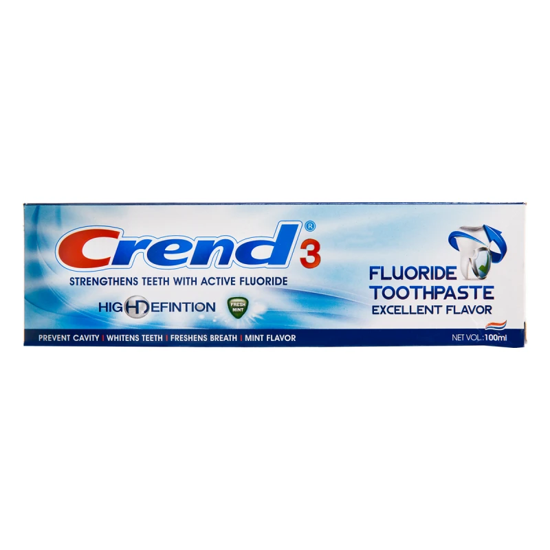 کرند خمیردندان 3 رنگ 100گ آنتی کویتی